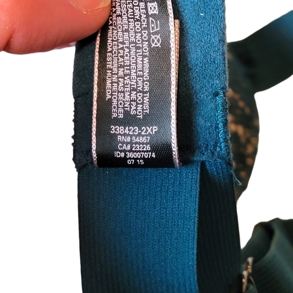 Victoria's Secret Very Sexy Push-Up Teal Green Lace Nude Bra 34B - Picture 5 of 5